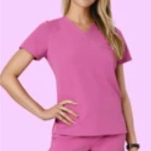 Mandala scrubs size large. Color -dahlia (they’re more purple in real life)